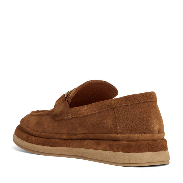 Taba Hakiki Süet Deri Kadın Loafer - K26S1AY68866-K59 - 4
