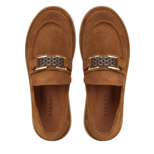 Taba Hakiki Süet Deri Kadın Loafer - K26S1AY68866-K59 - 5