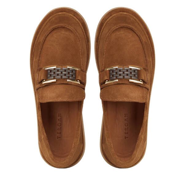 Taba Hakiki Süet Deri Kadın Loafer - K26S1AY68866-K59 - 5