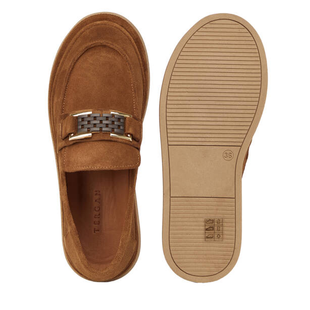 Taba Hakiki Süet Deri Kadın Loafer - K26S1AY68866-K59 - 6