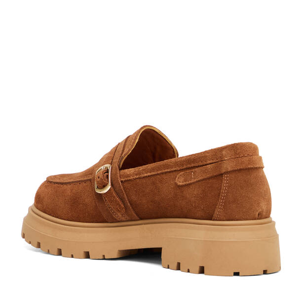 Taba Hakiki Süet Deri Kadın Loafer - K26S1AY68922-K59 - 4