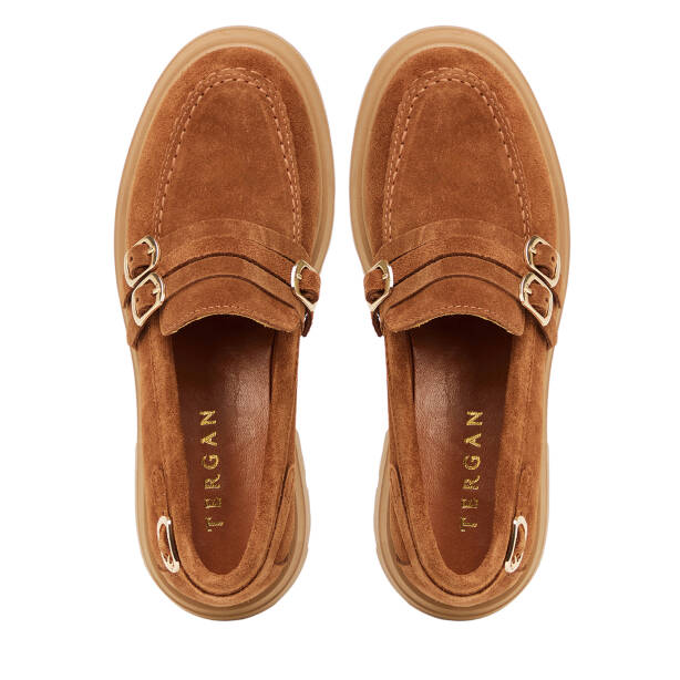 Taba Hakiki Süet Deri Kadın Loafer - K26S1AY68922-K59 - 5