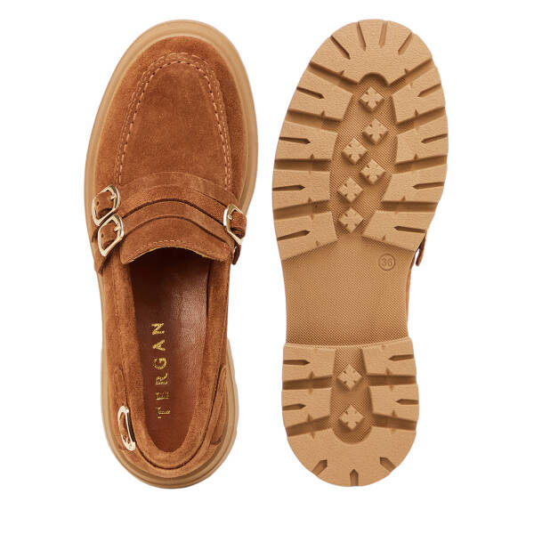 Taba Hakiki Süet Deri Kadın Loafer - K26S1AY68922-K59 - 6