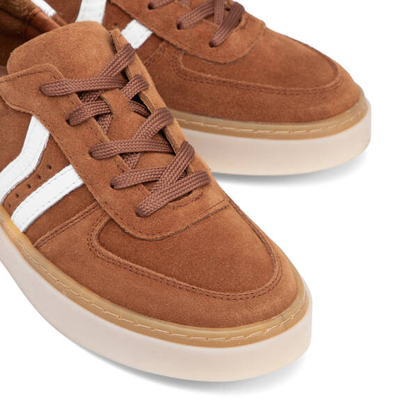 Taba Hakiki Süet Deri Kadın Sneaker - K26I1AY68421-K59 - 3