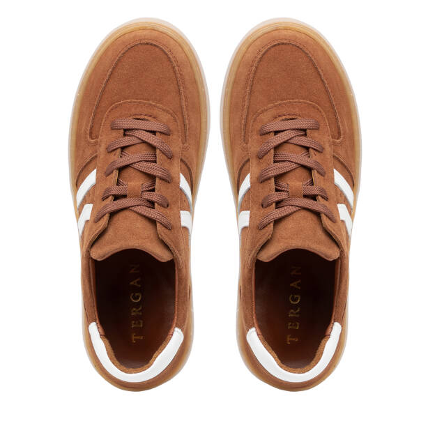 Taba Hakiki Süet Deri Kadın Sneaker - K26I1AY68421-K59 - 5