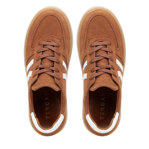 Taba Hakiki Süet Deri Kadın Sneaker - K26I1AY68421-K59 - 5