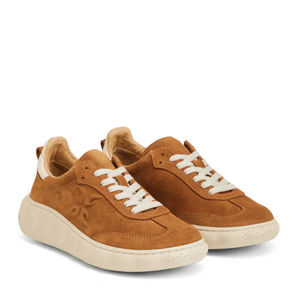 Taba Hakiki Süet Deri Kadın Sneaker - K26I1AY68701-K59 - 2