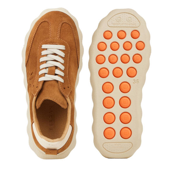Taba Hakiki Süet Deri Kadın Sneaker - K26I1AY68701-K59 - 6