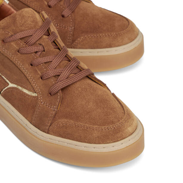 Taba Hakiki Süet Deri Kadın Sneaker - K26S1AY68933-K59 - 3