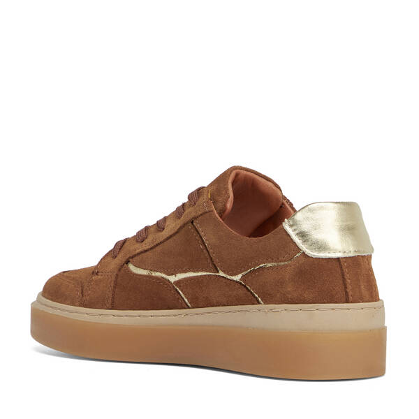 Taba Hakiki Süet Deri Kadın Sneaker - K26S1AY68933-K59 - 4