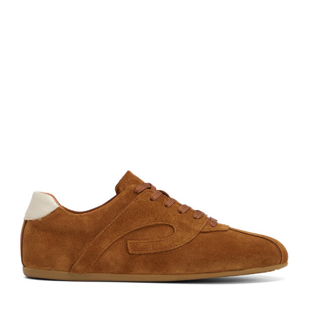 Taba Hakiki Süet Deri Kadın Sneaker - K26S1AY68936-K59 - 1