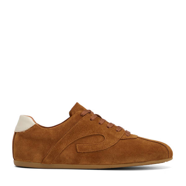 Taba Hakiki Süet Deri Kadın Sneaker - K26S1AY68936-K59 - 1