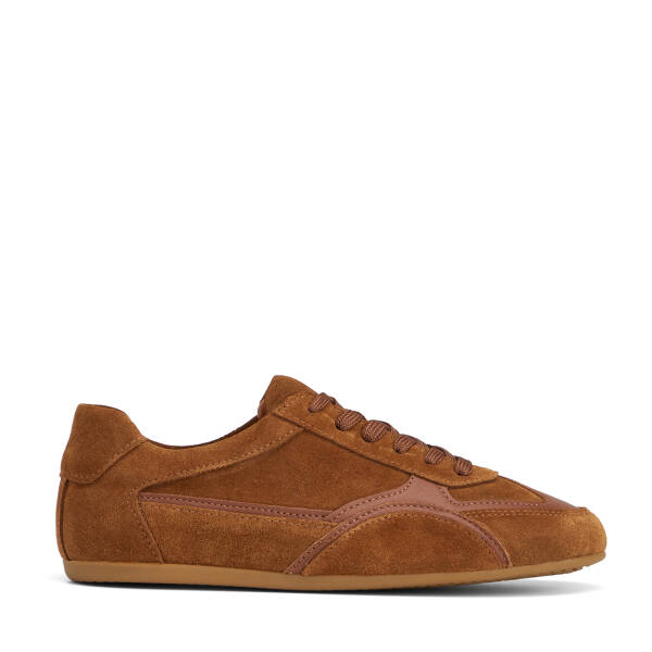 Taba Hakiki Süet Deri Kadın Sneaker - K26S1AY68937-K59 - 1