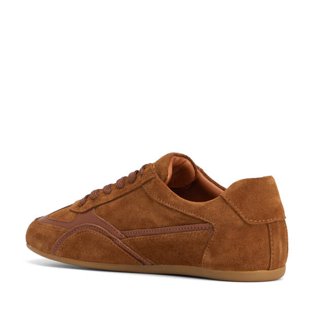 Taba Hakiki Süet Deri Kadın Sneaker - K26S1AY68937-K59 - 4