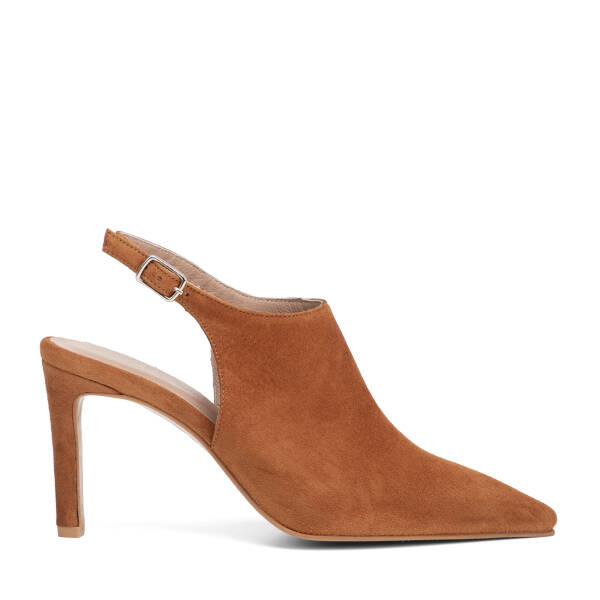 Taba Hakiki Süet Deri Kadın Stiletto - K26I1AY68693-K59 - 1