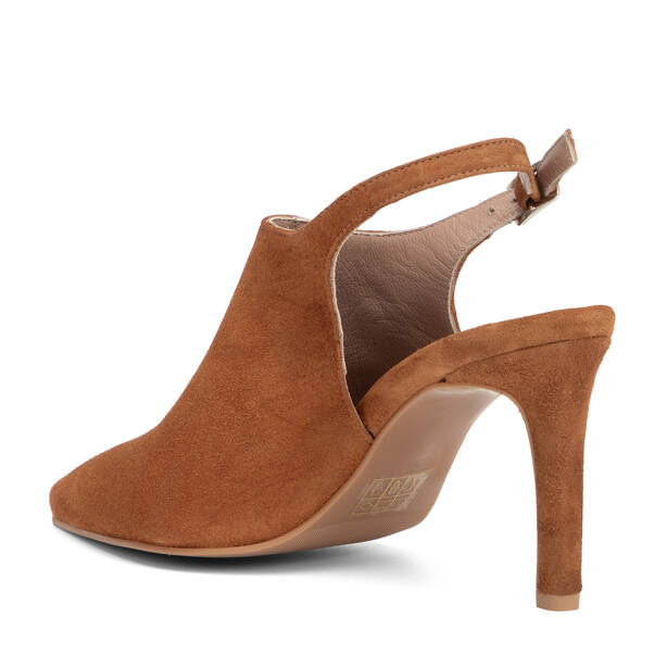 Taba Hakiki Süet Deri Kadın Stiletto - K26I1AY68693-K59 - 4