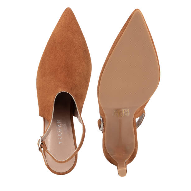 Taba Hakiki Süet Deri Kadın Stiletto - K26I1AY68693-K59 - 6