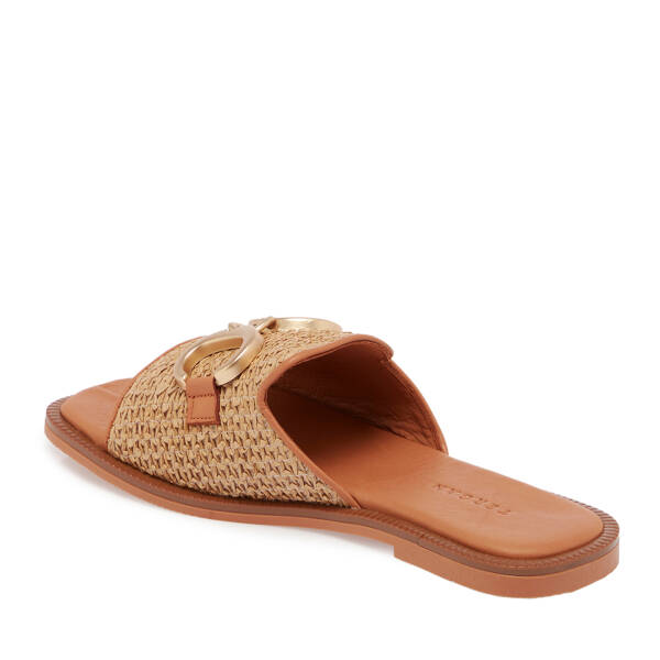 Taba Hasır - Deri Kadın Terlik - K25Y1TR68110-L8R - 3