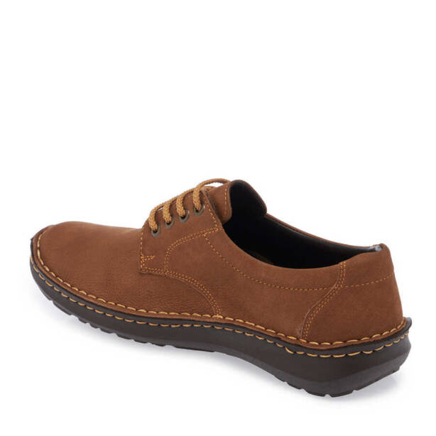 Taba Nubuk Deri Erkek Casual Ayakkabı - E24S1AY57089-X27 - 2
