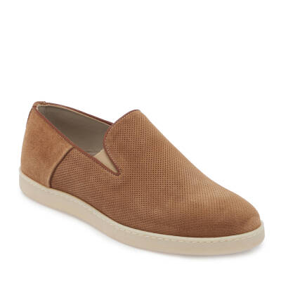  Taba Nubuk Deri Erkek Loafer - E24I1AY56695-G99 - 1