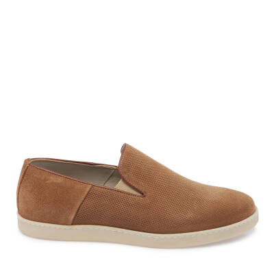  Taba Nubuk Deri Erkek Loafer - E24I1AY56695-G99 - 3