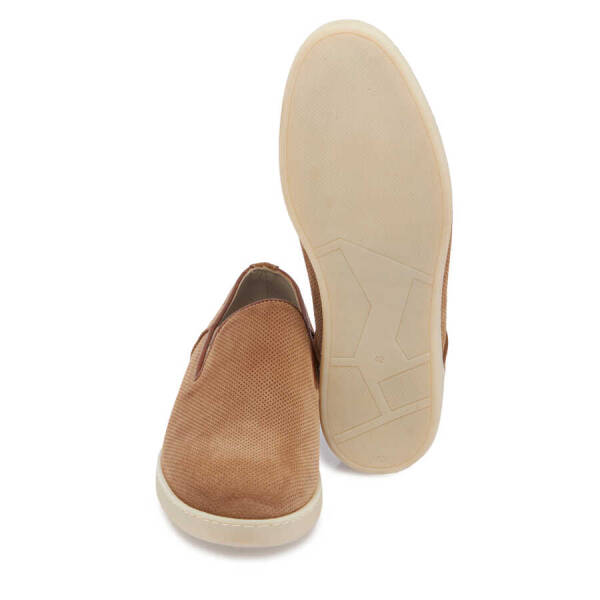 Taba Nubuk Deri Erkek Loafer - E24I1AY56695-G99 - 4