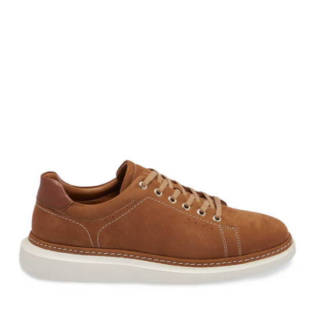 Taba Hakiki Nubuk Deri Erkek Sneaker - E24I1AY56806-G99 - Tergan