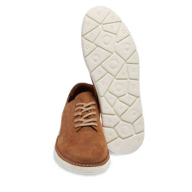 Taba Nubuk Deri Erkek Sneaker - E24I1AY56855-G99 - 4