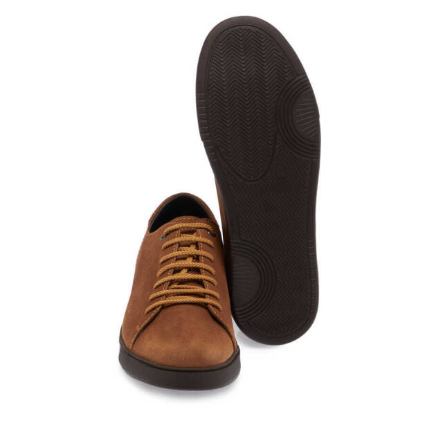 Taba Nubuk Deri Erkek Sneaker - E24S1AY57093-X27 - 4