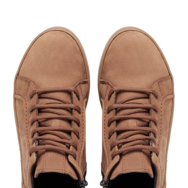 Taba Nubuk Deri Kadın Casual Bot - K24K1BT67633-G99 - 5