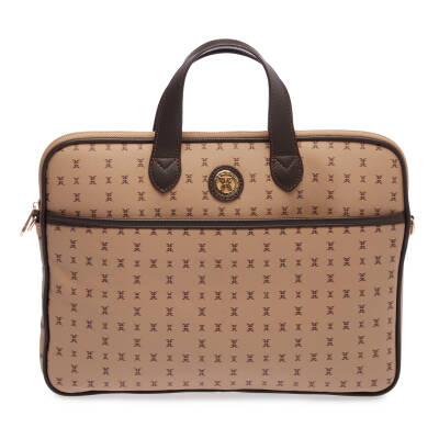  Taba Print Unisex Laptop Çantası - S24Y1PR09140-T2E - 1