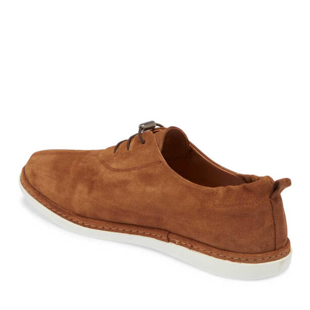 Taba Süet Deri Erkek Casual Ayakkabı - E24I1AY56634-K59 - 2