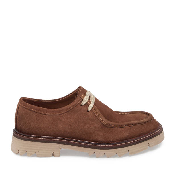 Taba Süet Deri Erkek Casual Ayakkabı - E24S1AY56978-K59 - 3