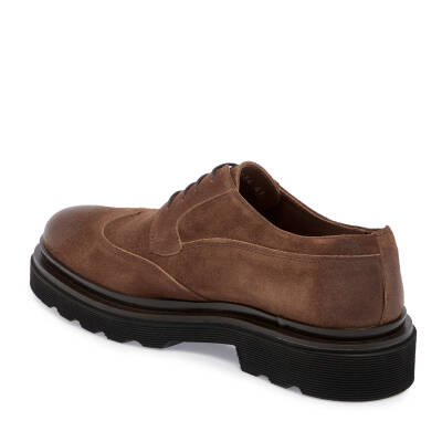 Taba Süet Deri Erkek Casual Ayakkabı - E24S1AY57043-K59 - 2