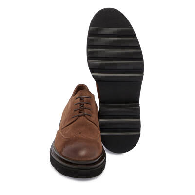 Taba Süet Deri Erkek Casual Ayakkabı - E24S1AY57043-K59 - 4