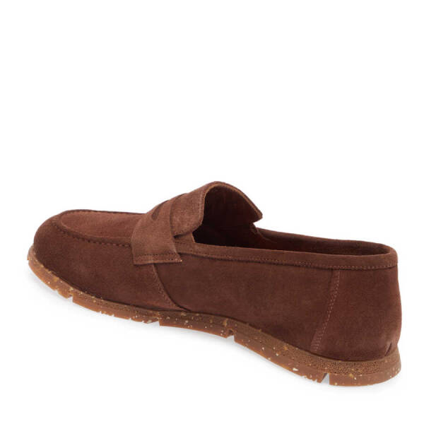 Taba Süet Deri Erkek Loafer - E24I1AY56588-K59 - 2