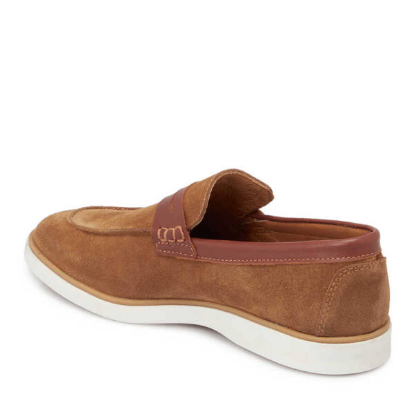 Taba Süet Deri Erkek Loafer - E24I1AY56749-K59 - 2
