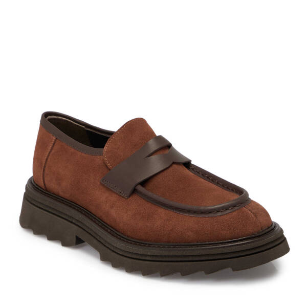 Taba Süet Deri Erkek Loafer - E24S1AY56993-K59 - 1