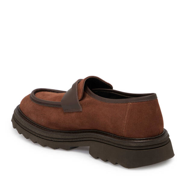 Taba Süet Deri Erkek Loafer - E24S1AY56993-K59 - 2