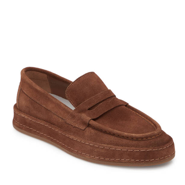 Taba Süet Deri Erkek Loafer - E24S1AY57001-K59 