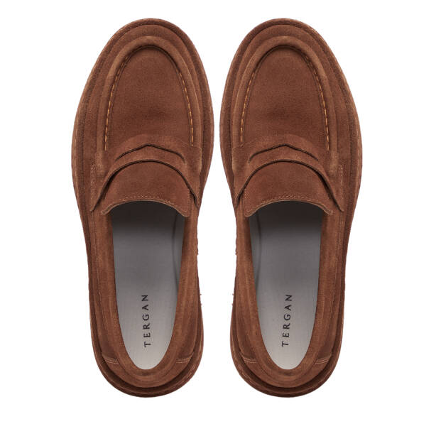Taba Süet Deri Erkek Loafer - E24S1AY57001-K59 - 5