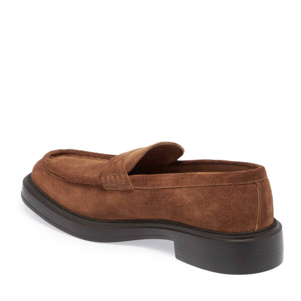 Taba Süet Deri Erkek Loafer - E24S1AY57041-K59 - 2