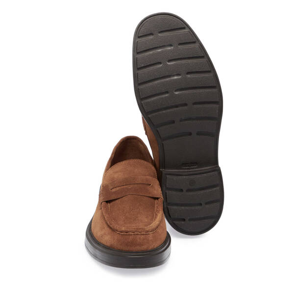 Taba Süet Deri Erkek Loafer - E24S1AY57041-K59 - 4