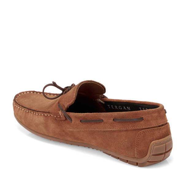 Taba Süet Deri Erkek Loafer - E25I1AY57297-K59 - 2