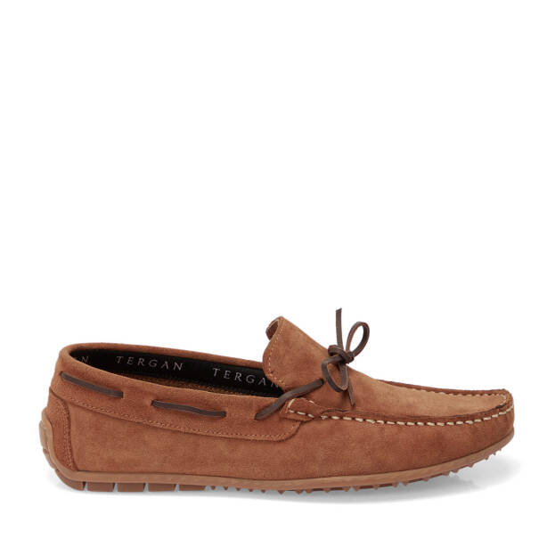 Taba Süet Deri Erkek Loafer - E25I1AY57297-K59 - 3