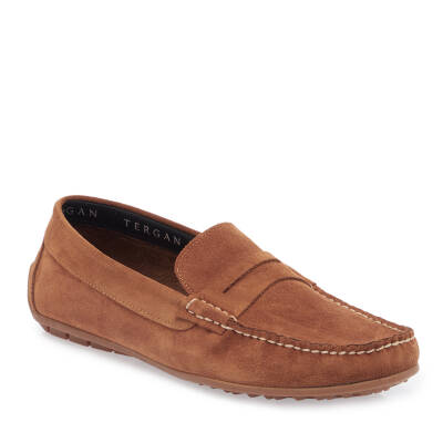 Taba Süet Deri Erkek Loafer - E25I1AY57298-K59 