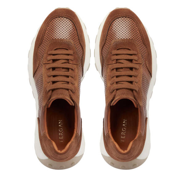 Taba Hakiki Süet Deri Erkek Sneaker - E24I1AY56733-K59 - 5