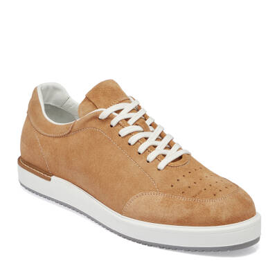 Taba Süet Deri Erkek Sneaker - E24I1AY56857-K59 - 1