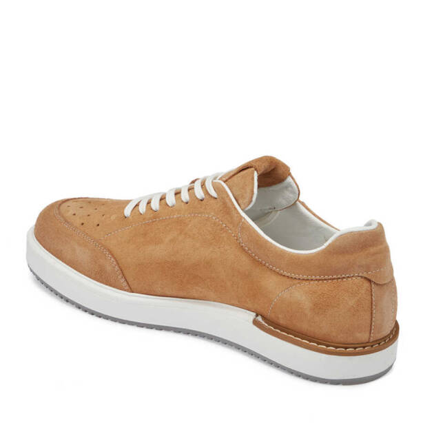 Taba Süet Deri Erkek Sneaker - E24I1AY56857-K59 - Tergan