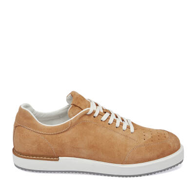 Taba Süet Deri Erkek Sneaker - E24I1AY56857-K59 - 3